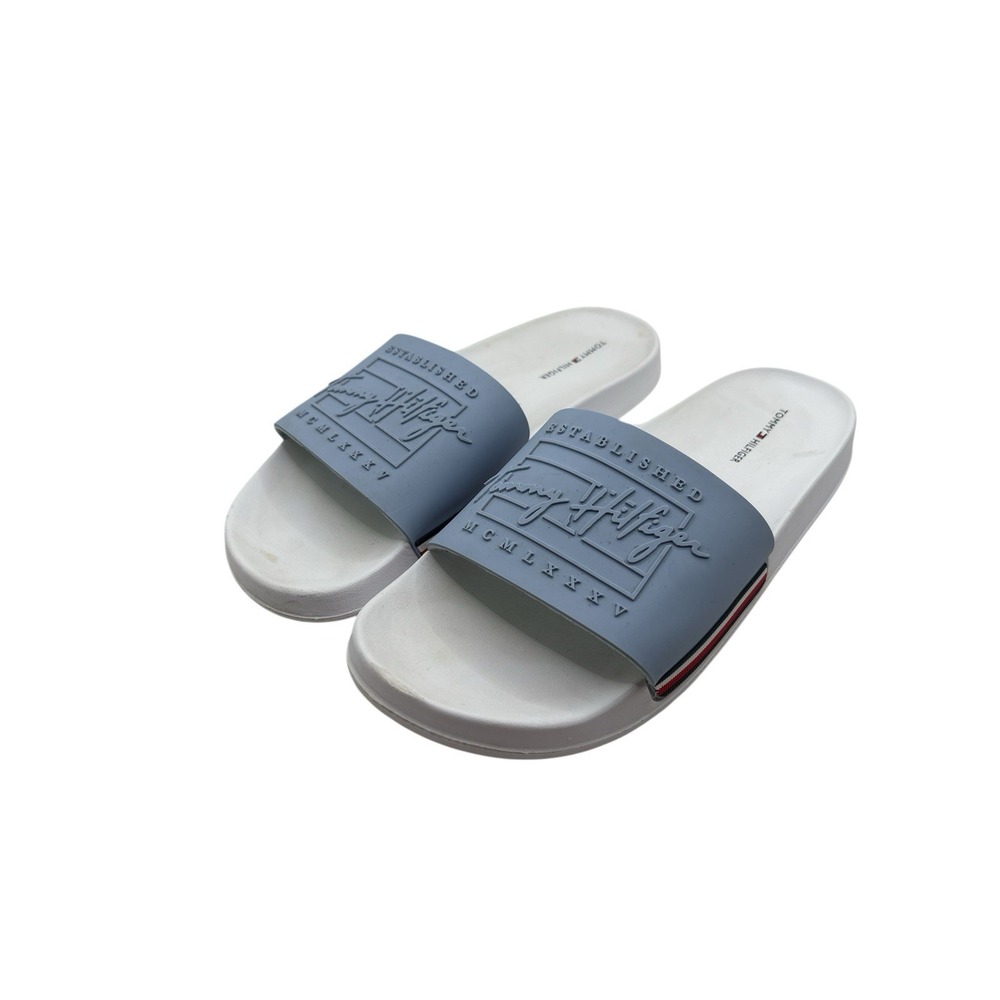 Tommy Hilfiger Women's Slide Size‎ 9M Blue/White/Red Flip Flops